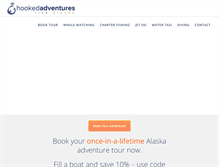 Tablet Screenshot of hookedadventures.com